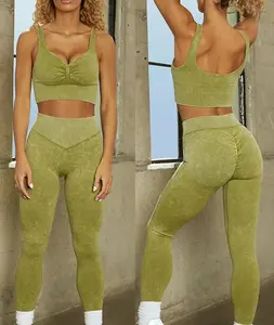 Good Quality Seamless Yoga Clothing Women's Suit High Waist Sexy Fitness Yoga Wear Women Workout Sets