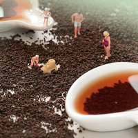 HENGZHI Feuilles de thé en vrac fraîches Assam Ceylon Noir Vert Oolong Jasmin Ingrédients pour Boissons au Thé au Lait et aux Bulles