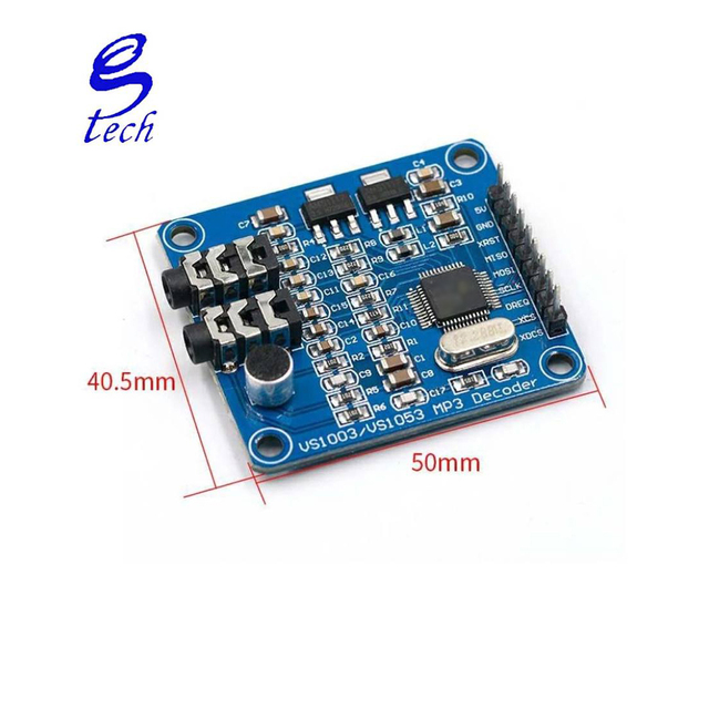 OEM/ODM Decoder Module Onboard Accessories Supports Audio Formats STM32 Microcontroller Development Board MP3 VS1003B VS1053