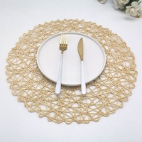 Napperon de table moderne et simple en corde tressée, isolant thermique, dessous de verre décoratif