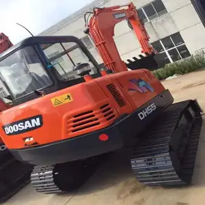 Hot Sale Used Excavator Cheap Price Doosan DH55 5ton Korea Used Machine Site Real Shooting