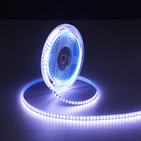 Gloriva 2835 Bande lumineuse néon cuivre 12V RGBIC IP65 9W Dimmable PCB nu Flexible 8*1000mm 120 LED/m Garantie 2 ans