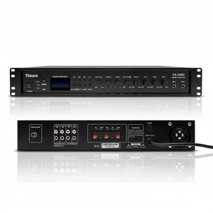 Sistema Thinuna TA serie PA Mixer amplificatore di potenza microfono amplificatore di miscelazione con BT/USB/FM/Display LCD/5 EQ effetto sonoro - Product Image 1