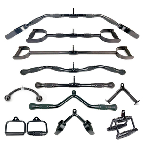 Accesorios de cable para gimnasio en casa OEM: <span class=keywords><strong>Barra</strong></span> de tracción vertical, <span class=keywords><strong>Barra</strong></span> en V, Mango de <span class=keywords><strong>polea</strong></span> D, Cuerda para tríceps - Product Image 1