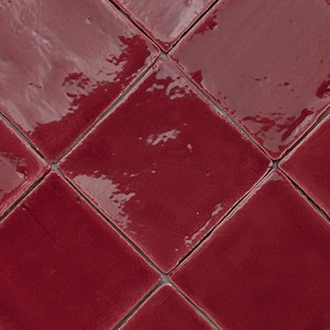 Piastrelle in Ceramica Vitri Rosse 10x10, Mosaico Quadrato per Decorazione Pareti e Pavimenti - Product Image 5