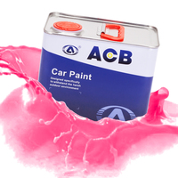 Peinture automobile noire perlée pailletée 1K Pigment acrylique à haute teneur en matière solide Peinture automobile de haute qualité Peinture automobile