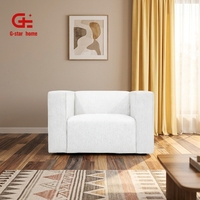 Canapé d'angle modulable G-STAR Chesterfield moderne en tissu, certifié ISO9001, pour salon