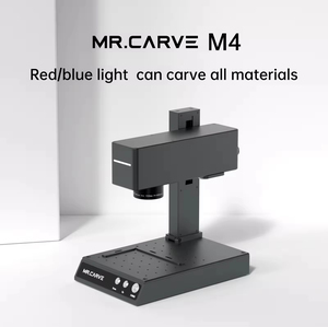 Impressora a Laser Dupla <span class=keywords><strong>MR</strong></span> CARVE M4 Impressora a Laser de Fibra Máquina de Gravação a Laser Portátil para Todos os Metais e Não Metais - Product Image 2