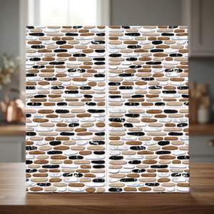 Carreaux de sol en céramique numérique émaillée brillante Hongkong Mosaic Punch 30x30cm pour cuisine et restaurant - Product Image 1
