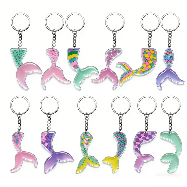 Popular Design Cute Acrylic Key Chains Customizable Personalized Acrylic llaveros for Creative and Exquisite