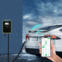 Sixpenceev Nouvelle borne de recharge murale intelligente pour maison connectée 7 kW GBT Type 2 pour BYD, station de charge AC 32A, montage mural, application OCPP