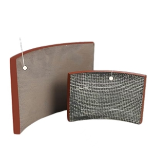 Má phanh bán kim loại không amiăng 600, đế thép, má phanh ma sát, phanh tang trống thủy lực, bảo hành 1 năm - Product Image 5