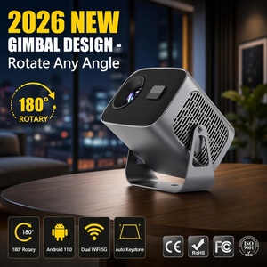 AOKANG 2026 Nuevo Proyector Gimbal A10 Android 11.0 con Rotación e Inclinación, Mini Proyector Inteligente WiFi para Noches de Cine al Aire Libre, Venta al Por Mayor - Product Image 1