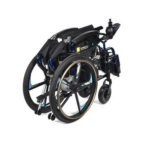 Silla de ruedas de aluminio plegable, con batería de litio - Product Image 5