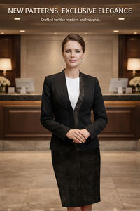 Blazer para Mujer Personalizado OEM ODM, Ropa de Trabajo, Blazers Elegantes para Mujer - Product Image 2