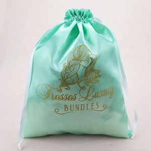 Small Satin Pouch <b>Bag</b> for Jewelry with Custom Logo High Quality Recyclable Soft Reusable Drawstring Dust <b>Bag</b> for <b>Hats</b> & Clothes - Product Image 3