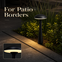 Lampe de jardin LED extérieure moderne, étanche, pour villa, pelouse, cour, allée, bord de piscine, éclairage décoratif