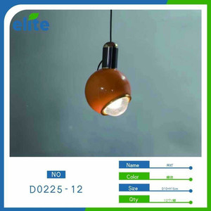 Lampada a sospensione in tessuto moderno in arancione Base a bulbo bianco caldo (E12) per uso interno e alberghiero-fornitore disponibile - Product Image 1