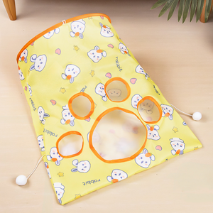 Huisdier Grappige Kat Boorzak Opvouwbare Kreukelkapier Tunnelgaten Interactief Oefenspeelgoed Voor Katten Binnenshuis Verlossen Verveling - Product Image 6