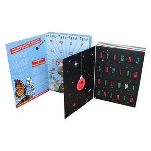 Custom CMYK Printing Hot Sale <strong>Advent</strong> <strong>Calendar</strong> Box with Corrugated Insert for WILD FLOWER <strong>SEED</strong> Packaging - Product Image 4