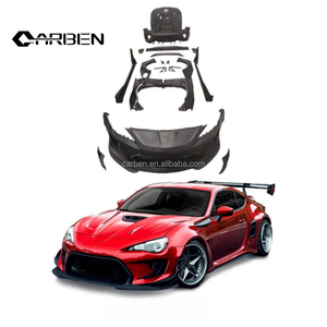 Kit de Carrocería Estilo Robot en Fibra de Carbono, Parachoques Delanteros y Traseros, Faldones Laterales y Kit de Conversión Widebody para Toyota <span class=keywords><strong>86</strong></span> - Product Image 6