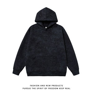 Felpa con cappuccio Dirty Wash All Stars Dot da uomo e donna, nuova collezione autunno inverno, vestibilità ampia, per coppie, pesante e lucida - Product Image 3