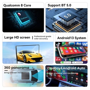 11,8 "Pantalla <span class=keywords><strong>Android</strong></span> 11 Qualcomm 8-Core Car Radio CarPlay para Toyota Prado 2010-2017 GPS Nav DVD reproductor Multimedia Unidad Principal - Product Image 6