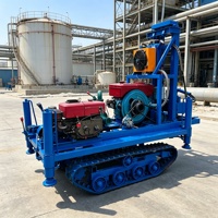 Petite foreuse rotative pour puits d'eau, machine de forage de puits avec vitesse réglable pour l'approvisionnement en eau industriel