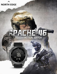 NORTH EDGE <span class=keywords><strong>AP46</strong></span> Hombres Reloj digital Relojes deportivos Impermeable 50M Altímetro Barómetro Brújula Reloj de pulsera de hora mundial - Product Image 6