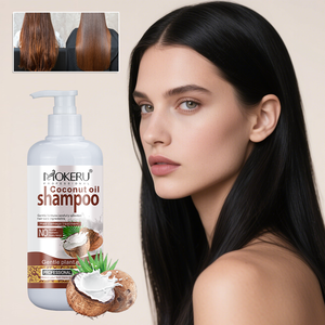 Champú de Aceite de Coco Mokeru - Cuidado Hidratante <span class=keywords><strong>para</strong></span> Cabello <span class=keywords><strong>Seco</strong></span> <span class=keywords><strong>y</strong></span> Dañado <span class=keywords><strong>con</strong></span> Extracto Natural de Coco, Control del <span class=keywords><strong>Frizz</strong></span> - Product Image 3