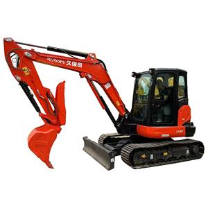 Pelle japonaise Kubota KX165-5 petite pelleteuse Kubota 5 tonnes 5 tonnes machine Kubota Kx165 équipement sur chenilles pour la foresterie agricole EPA - Product Image 1