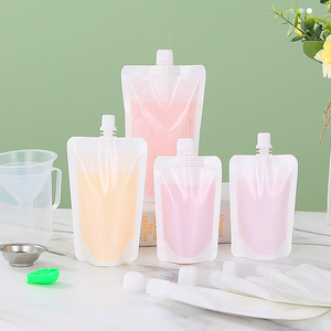 Biểu tượng tùy chỉnh Trắng PET/CPP đóng gói chất lỏng đứng lên túi nhỏ nhất Top Spout túi nước trái cây cho cửa hàng và siêu thị sử dụng - Product Image 5