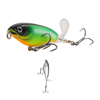 Luya Mini bruit tracteur 9.2Cm6G basse appât Surface Laser réfléchissant pour saumon poisson-chat marlin brochet pêche pour la pêche sur glace