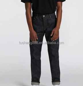 Jeans coupés et cousus en denim de Chine <span class=keywords><strong>coupe</strong></span> droite <span class=keywords><strong>originale</strong></span> de <span class=keywords><strong>coupe</strong></span> régulière pour hommes personnalisés - Product Image 2