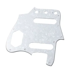 Tùy chỉnh 4ply trắng ngọc trai JA <span class=keywords><strong>Pickguard</strong></span> 10 lỗ Guitar tấm đầu cho JA Guar Guitar thay thế hoặc DIY dự án - Product Image 3