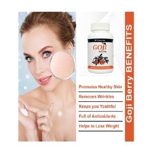 Cápsula de Goji Berry Plus de alta calidad, antiarrugas y blanqueamiento a base de hierbas, compatible con la piel sana y la pérdida de peso - Product Image 1