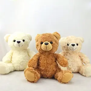 工厂价格软棉泰迪熊准备发货不同颜色泰迪熊高品质t恤儿童包
