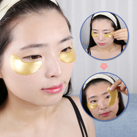 Masque oculaire en Gel de cristal hyaluronique 3d, coréen, personnalisé, cercle noir, beauté, sommeil, Gel, cristal