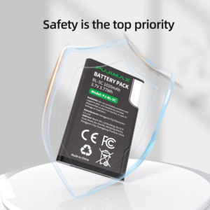 Pujimax BL-5C 3.7V 1020mAh แบตเตอรี่โทรศัพท์มือถือสำหรับ <span class=keywords><strong>Nokia</strong></span> 1100 1110 1200 1208 1280 1600 2600 2700 3100 3110 5130 N70 6230i - Product Image 5