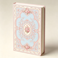 Carnet de notes A5 de luxe à couverture rigide florale, journal personnalisé pour femme, papeterie cadeau