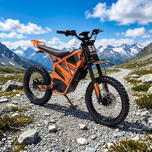 Motocicleta Eléctrica Original Modelo 2026 de 10000W sin Escobillas, Batería de 72V 40Ah, Freno de Disco Hidráulico, Motor Potente de 100km/h, HCBK-X50, Viene con Soporte - Product Image 6