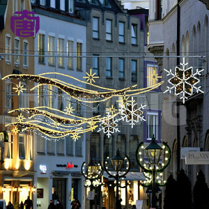 Luces de calle cruzadas de Halloween para decoración de parques urbanos y plazas públicas - Product Image 3