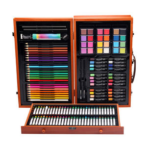 Juego de Marcadores de Arte para Niños, Caja de Madera Personalizada, Juego de Pintura con Marcadores de Acuarela, Materiales de Arte para Estudiantes - Product Image 4