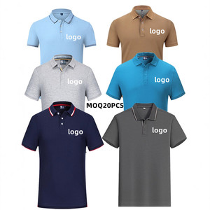 Bottcoola Unisex Knitted 100% Piqué Cotton Polo Tshirt Wholesale Custom Printed 165 Grams Embroidery Logo Men's Golf for Polo