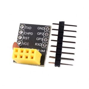 Модуль-адаптер ESP01/01S для Wi-Fi трансивера 8266-01/S, безпаяная замена для комплекта платы разработки - Product Image 1
