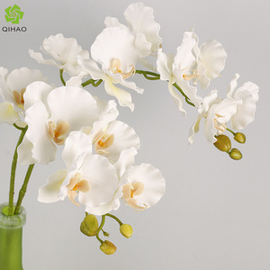 Phalaenopsis Orchid Artificial Flowers 7-<b>Head</b> Soft PVC High Simulation Wedding Decor European <b>Style</b> Home Decoration - Product Image 5