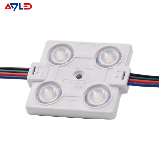Led Light Modules For Outdoor Signs Letter SMD5050 Waterproof Led Mini Module Square RGB Led Pixel Light 12V With DMX Controller