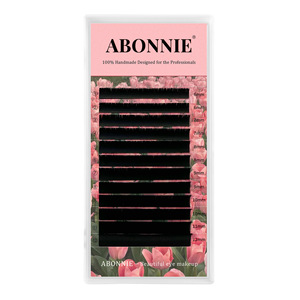 ขนตาปลอม Abonnie J Curl ขนาด 6-12 มม. หนา 0.05 มม. แบบด้าน ง่ายต่อการต่อ สำหรับมืออาชีพ - Product Image 5