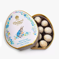 Boîte de chocolat Emballage de Pâques en forme d'œuf fantaisie Boîte en carton rigide personnalisée pour bonbons desserts avec matériaux recyclés salubres pour les aliments