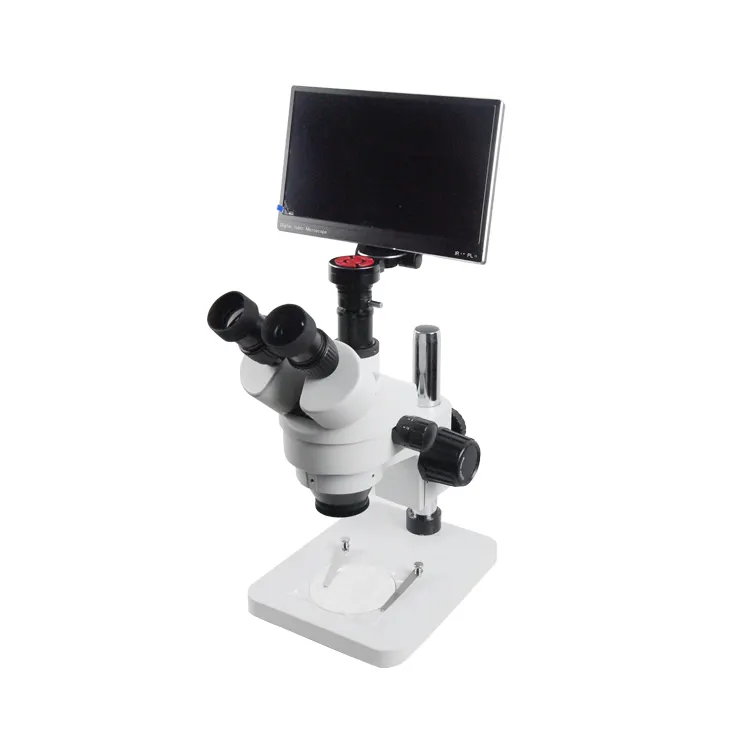 VisionDatum VT-ZM7045T-B1.0116SズームステレオUSB三眼デジタル光学顕微鏡 (2mpカメラ付き)